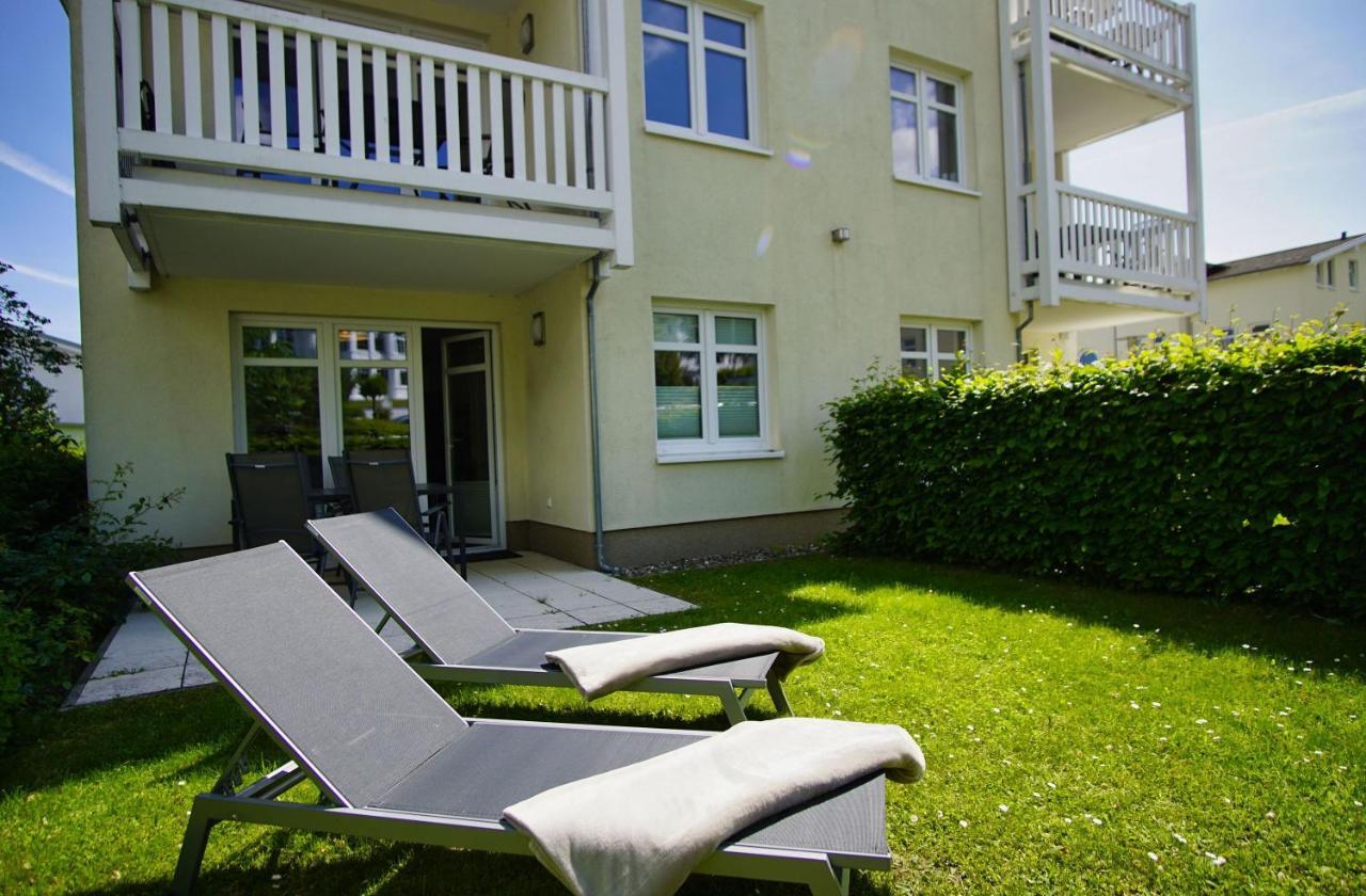 Terrasse, Gratis Nutzung Vom Ahoi Erlebnisbad Und Sauna In Sellin - Meeresblick Fewo 77 Goehren  Exterior photo